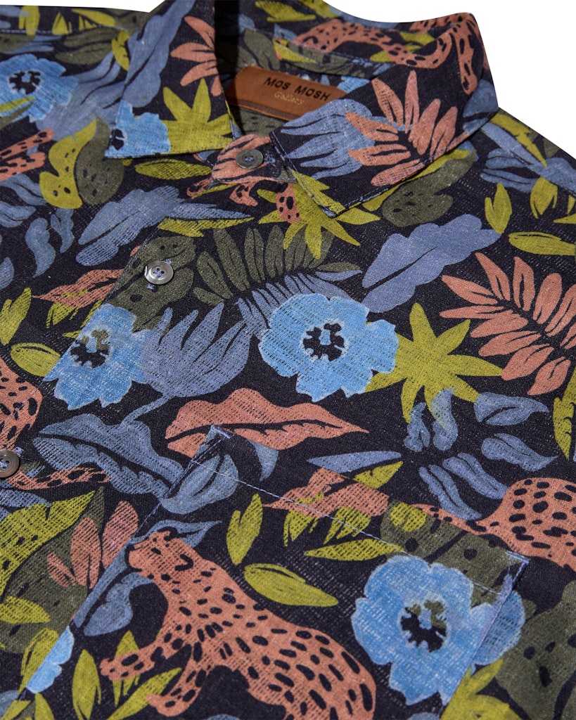Babel Wild SS Shirt - Salute Navy