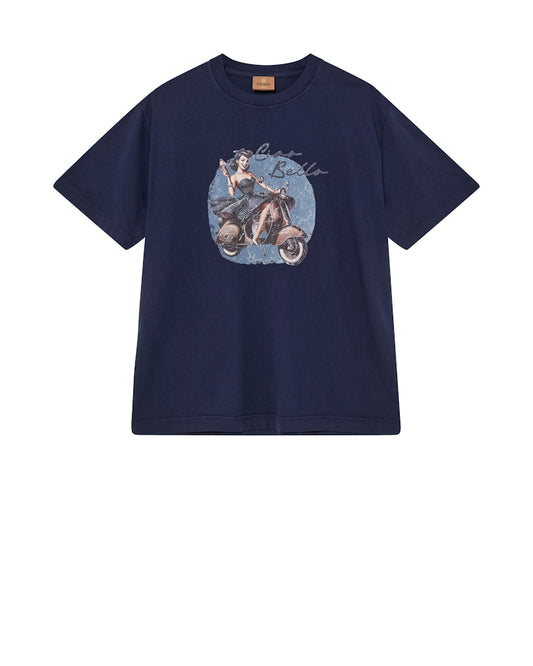 Ciao O-SS Tee - Navy