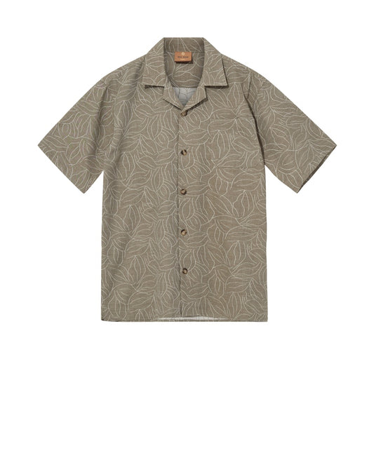 Marlon Vanese Cuban Shirt - Grape Leaf