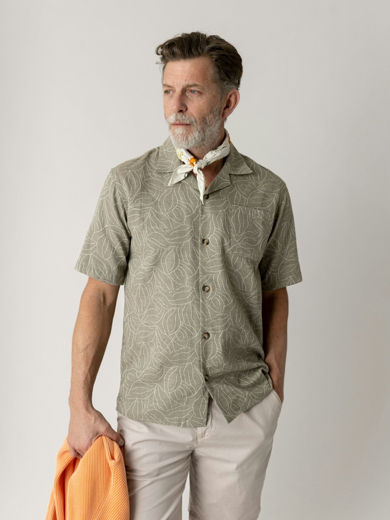 Marlon Vanese Cuban Shirt - Grape Leaf
