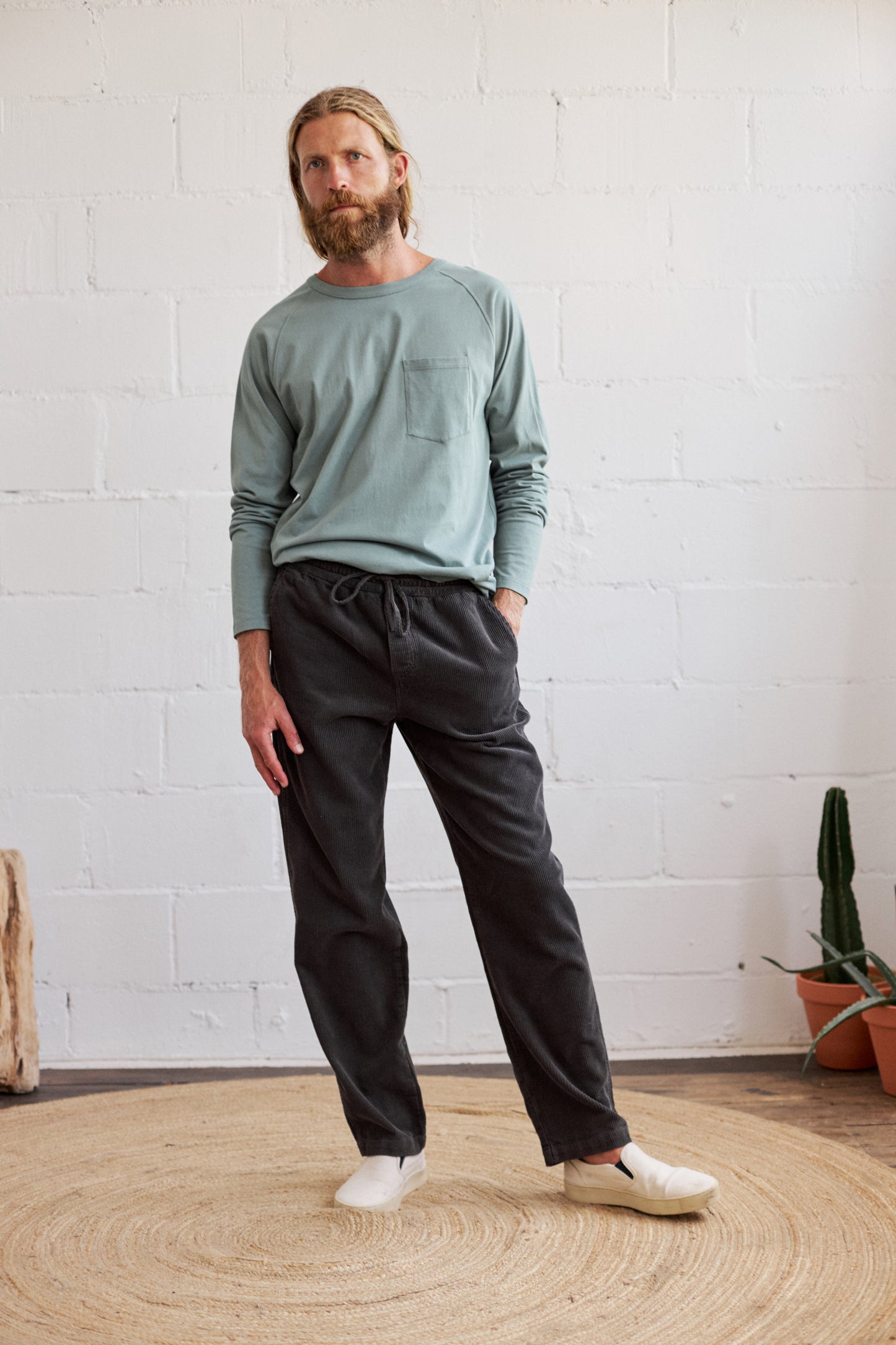 Mitkof Long Sleeve Tee Shirt - Soft Green