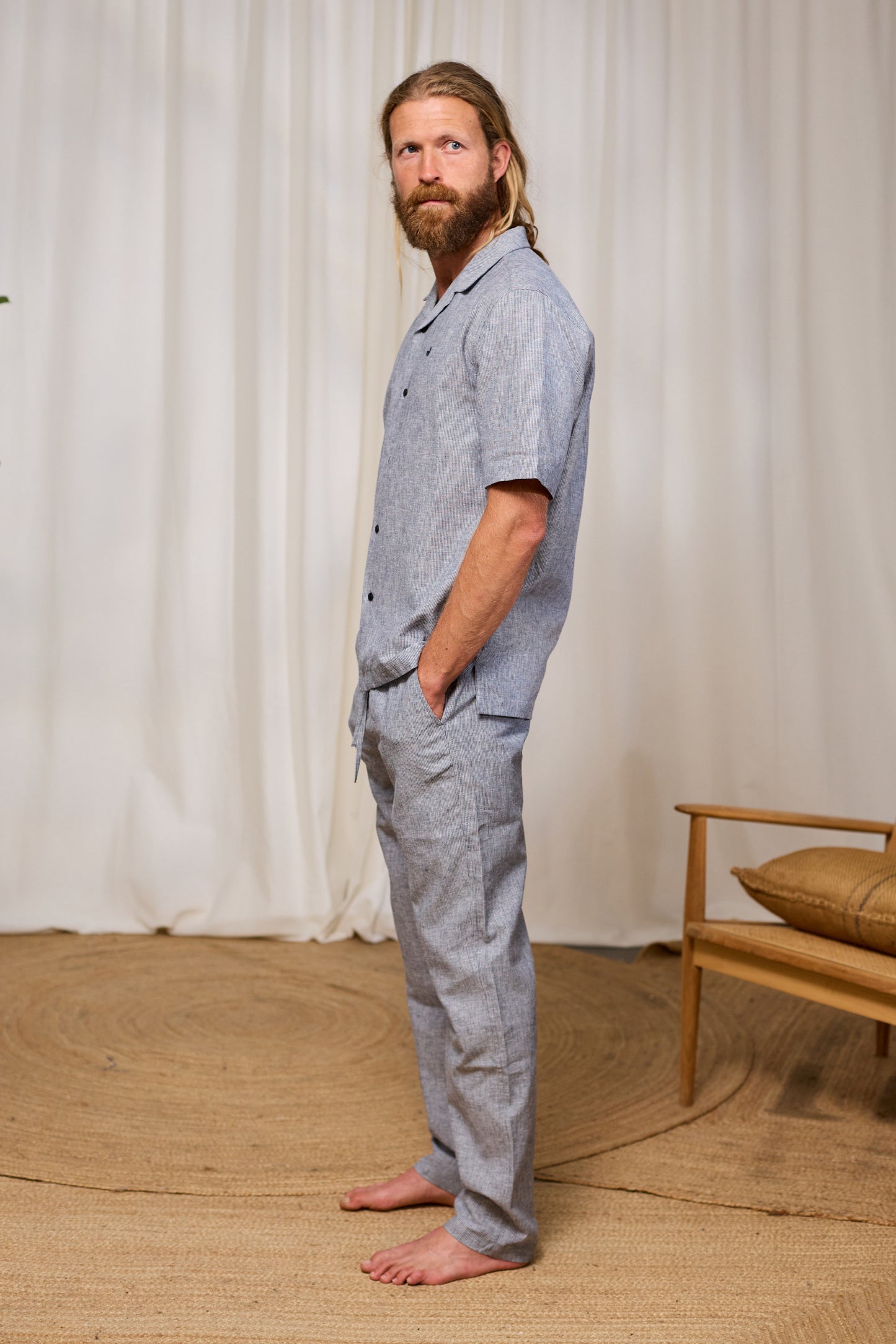 Olivera - Navy Stripes