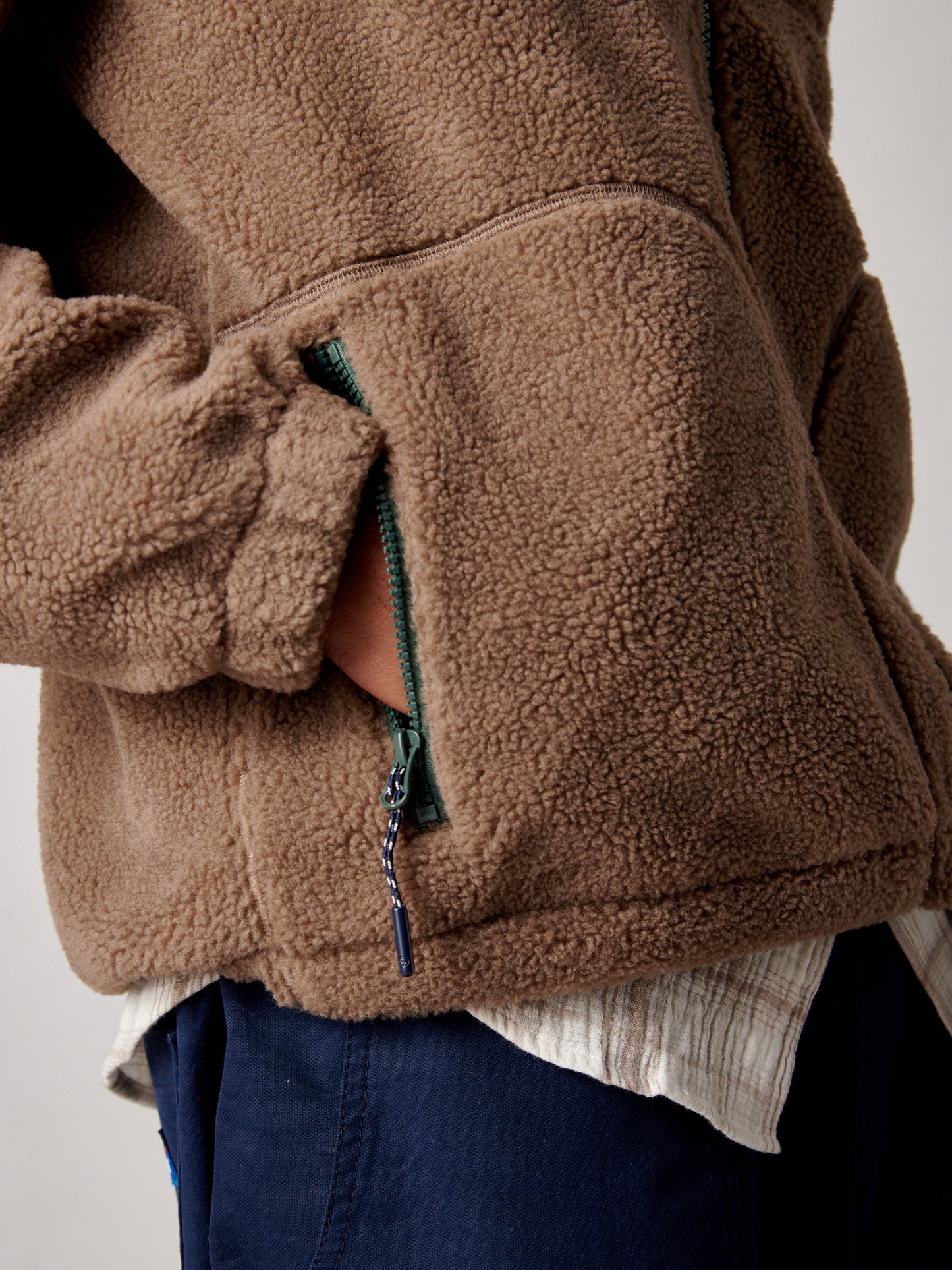 Trail Blaze Feece Jacket - Lead Grey