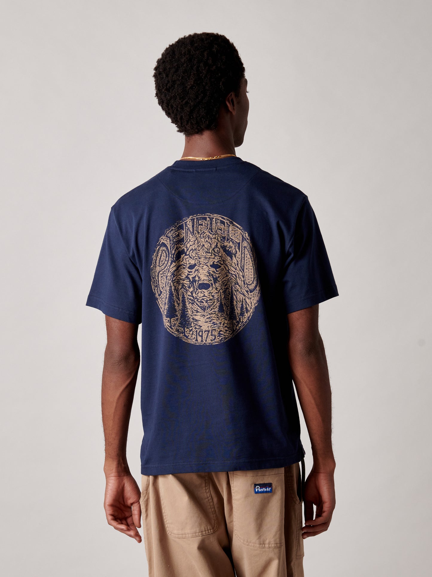 Wild Bear T-Shirt - Navy Blue