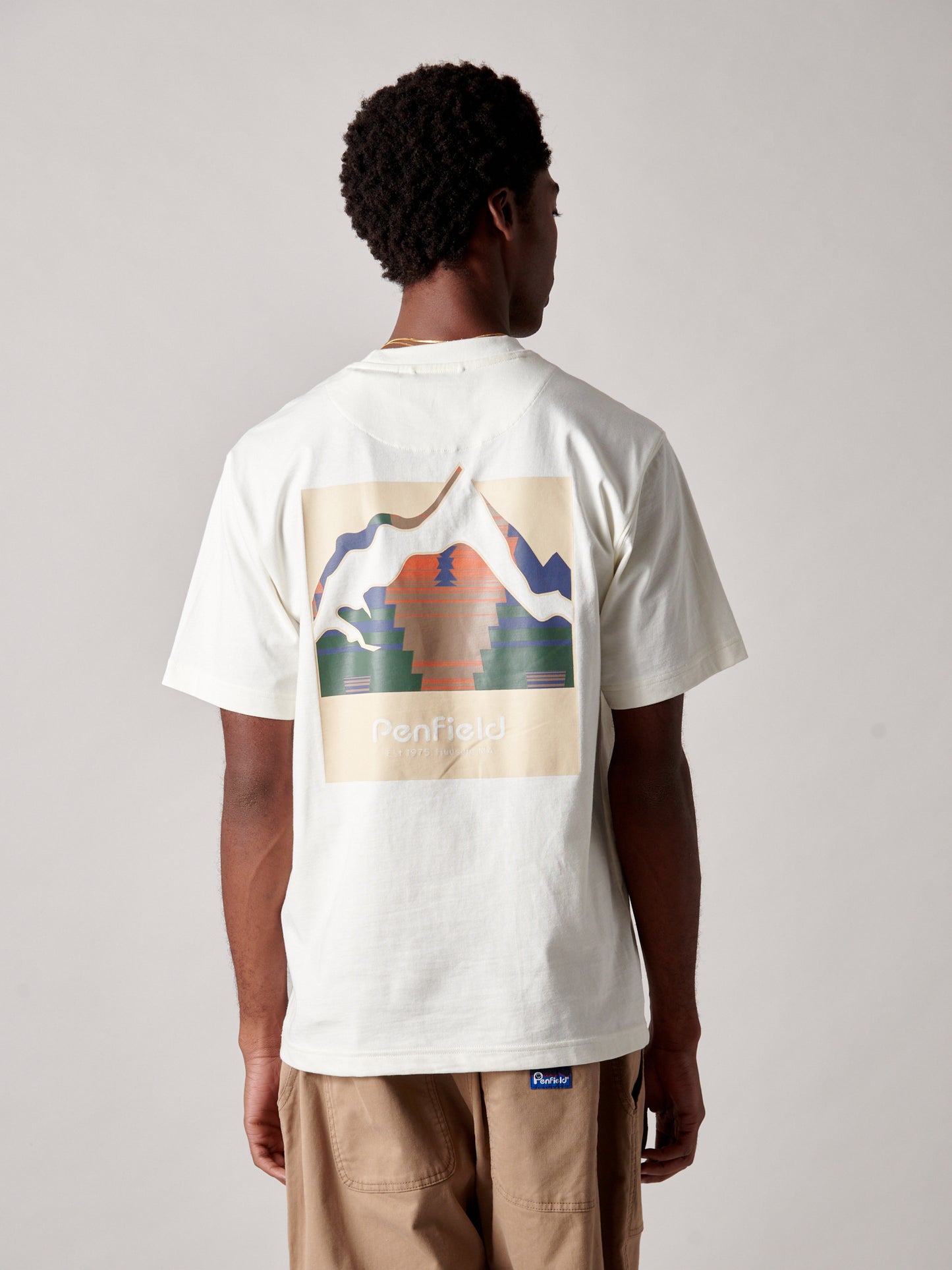 Mountain Back Forefounders Tee - Vanilla Ice