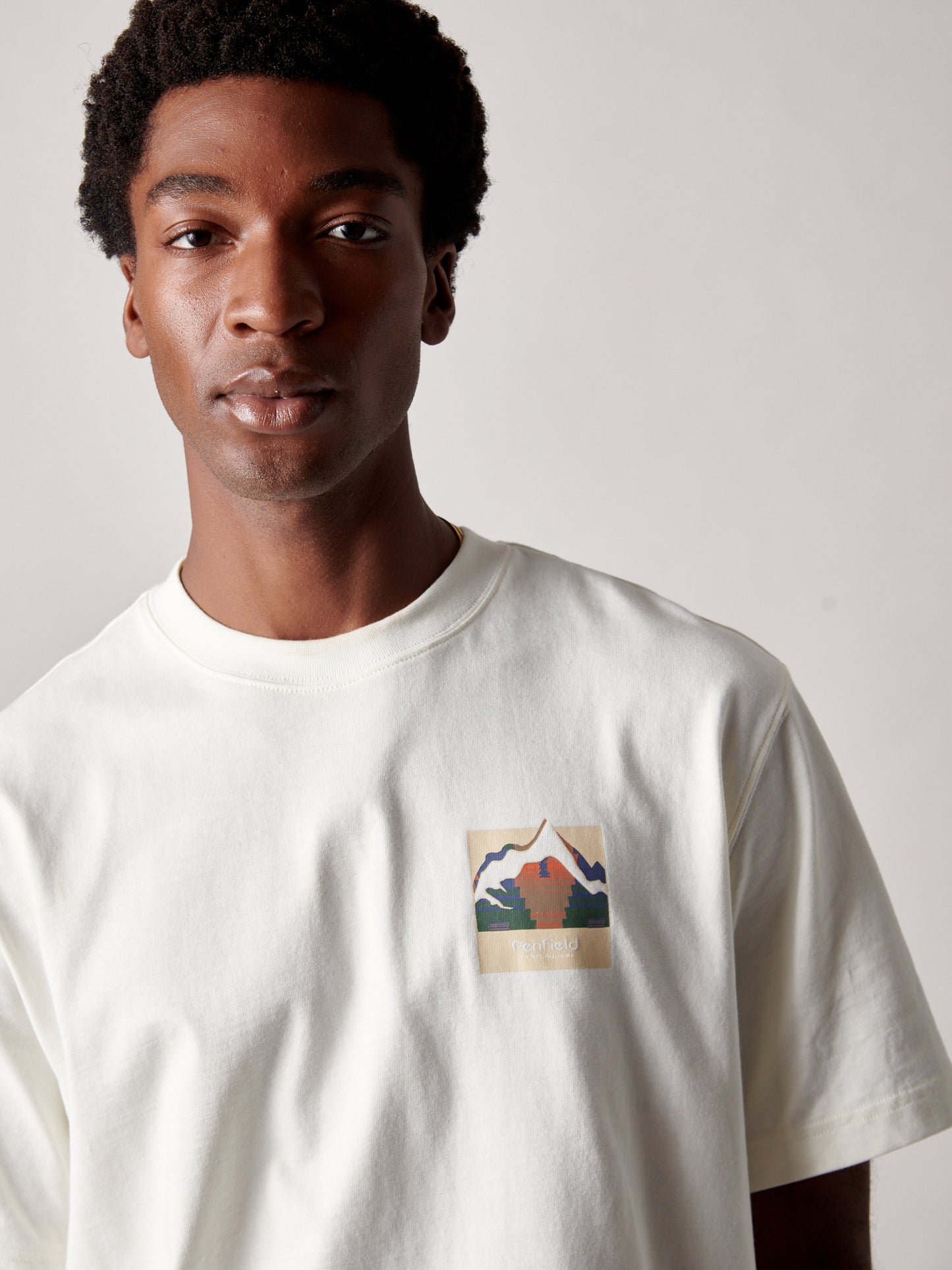 Mountain Back Forefounders Tee - Vanilla Ice