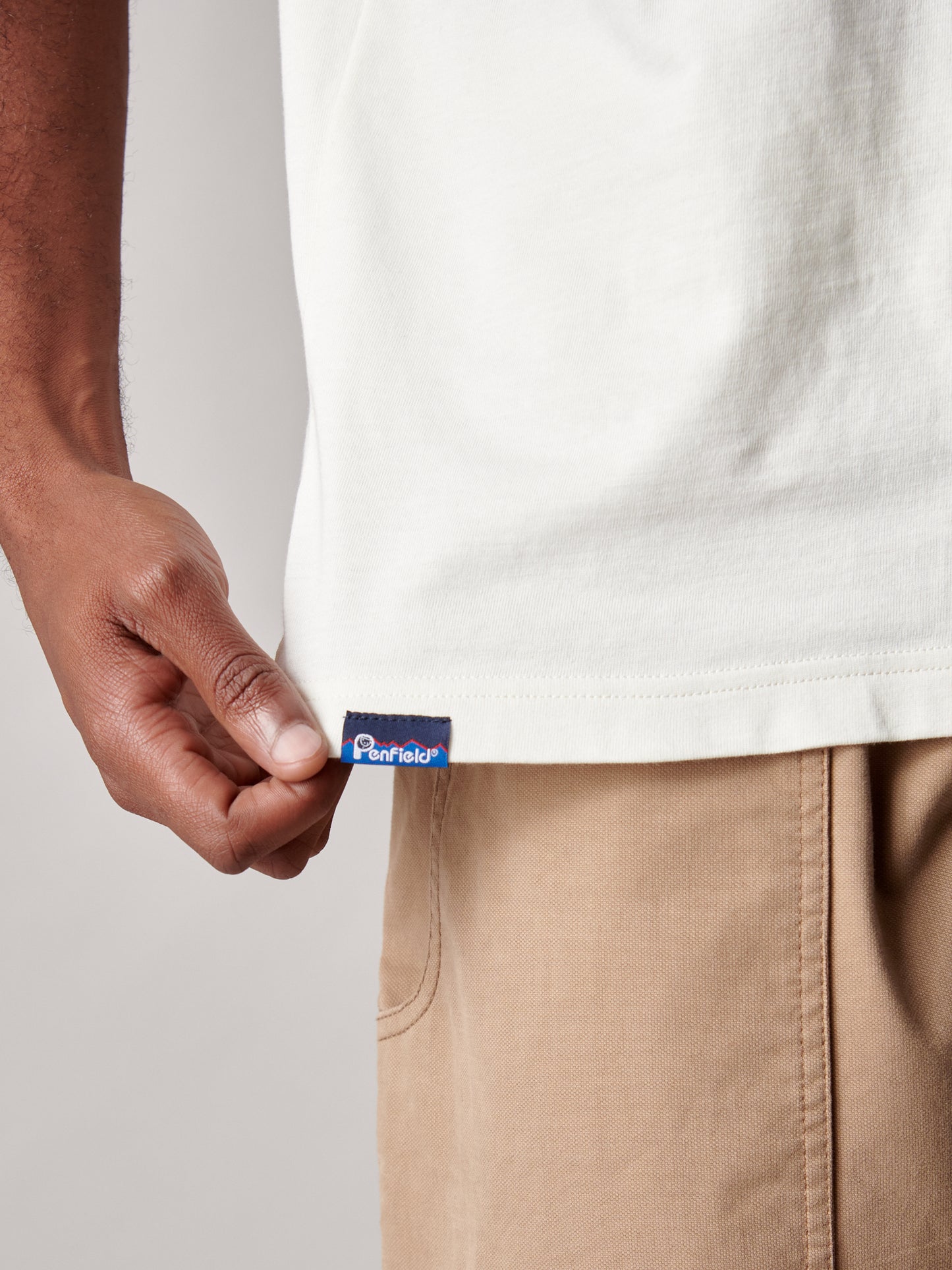 Mountain Back Forefounders Tee - Vanilla Ice