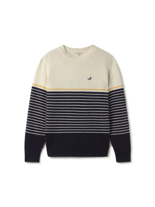 Robberg - Navy Ecru Stripes