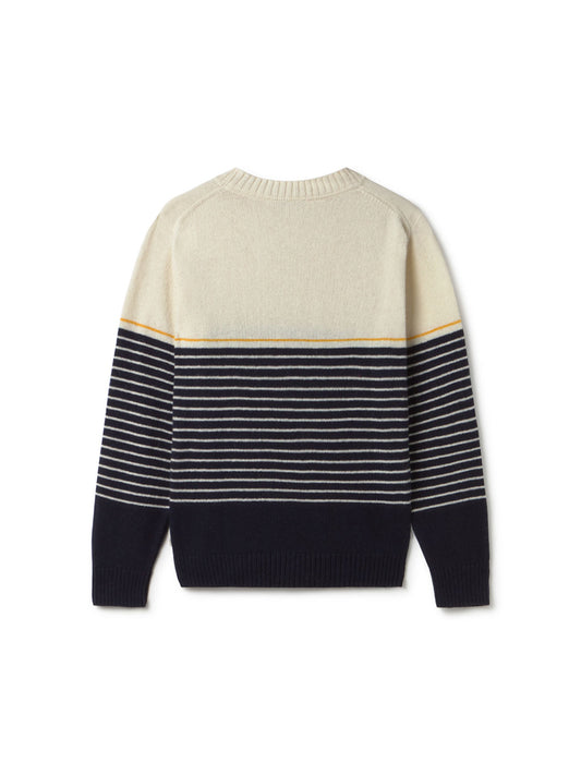 Robberg - Navy Ecru Stripes