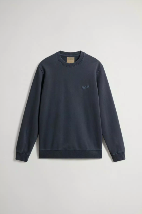 Garment Dyed Crewneck Sweatshirt - Melton Blue