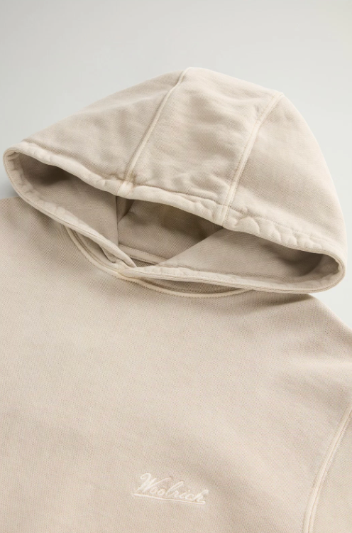 Garment Dyed Hoodie Sweatshirt - Rope