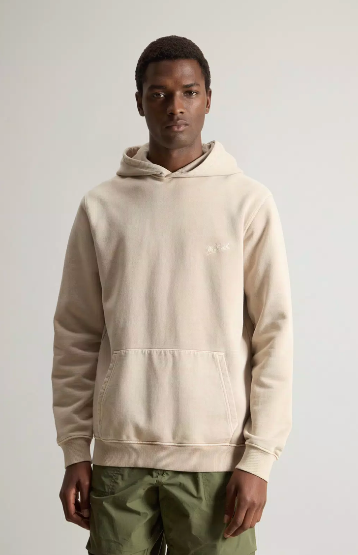 Garment Dyed Hoodie Sweatshirt - Rope