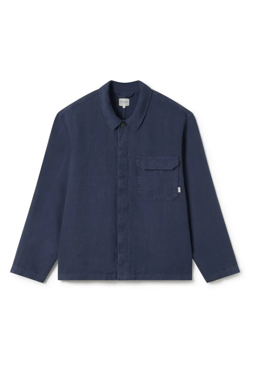 Walpole Overshirt - Navy Blue