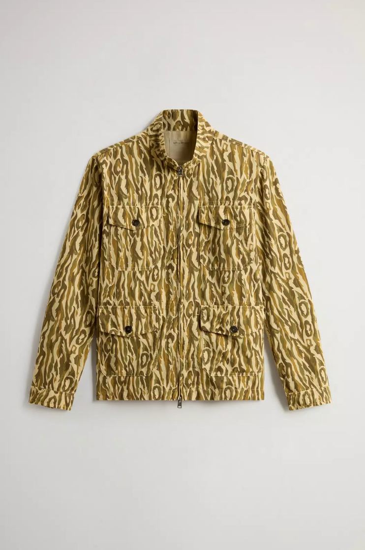 Garment Dyed Overshirt - Shadowbark Camo