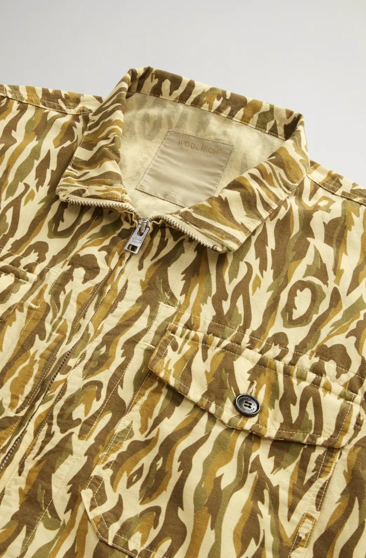 Garment Dyed Overshirt - Shadowbark Camo