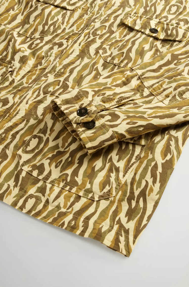 Garment Dyed Overshirt - Shadowbark Camo