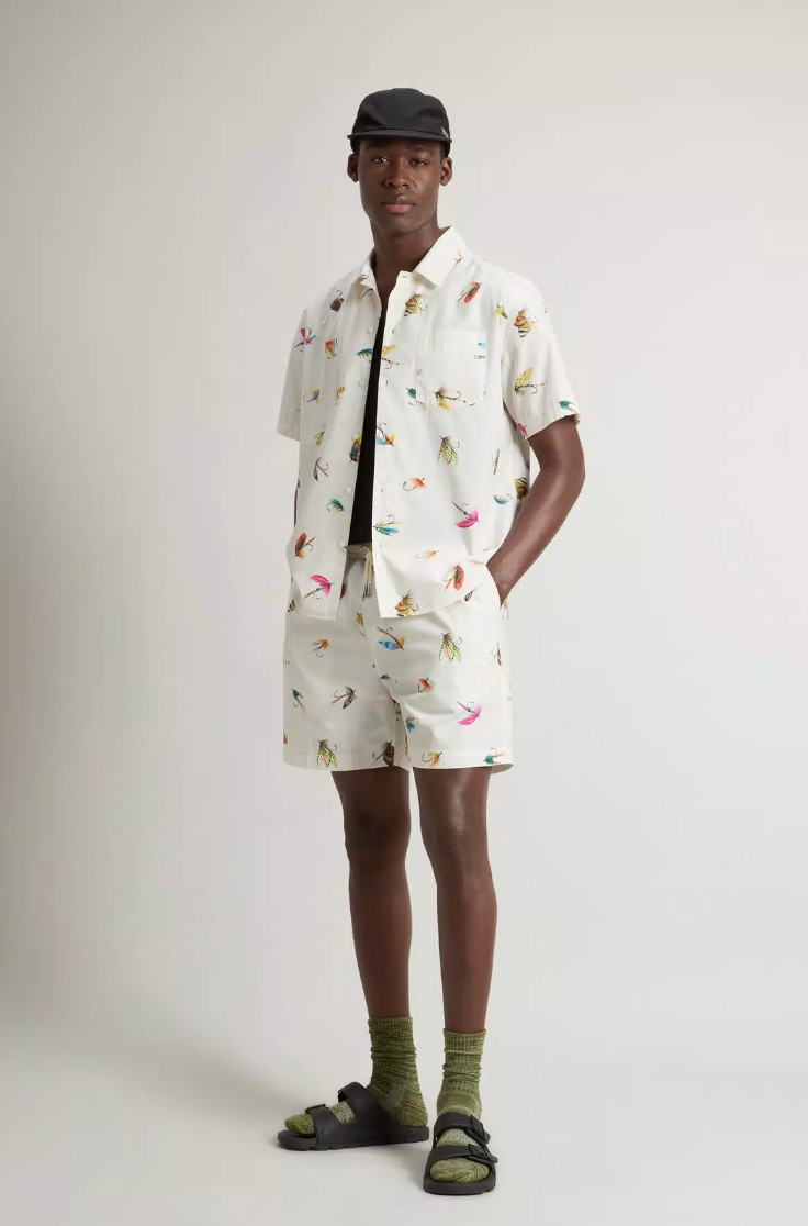 Poplin Cotton Shirt - White Hook
