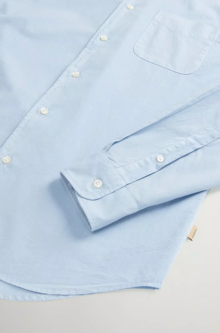 Pure Cotton Muslin Summer Shirt - Flask