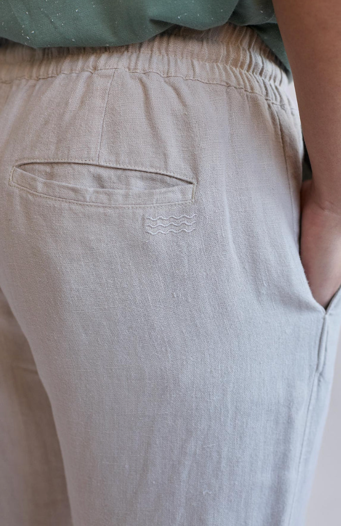 Kotomo Linen Trouser - Natural