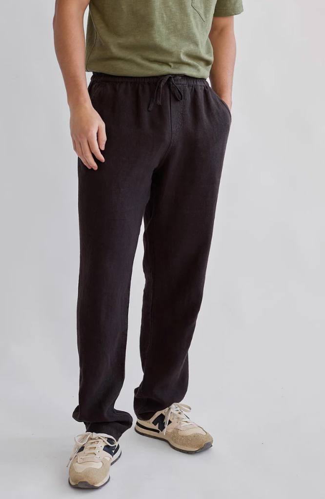 Kotomo Linen Trouser - Brown Earth