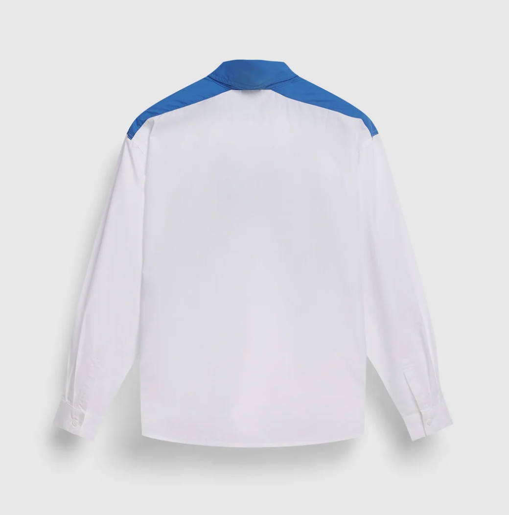 Panelled Boxy LS Shirt