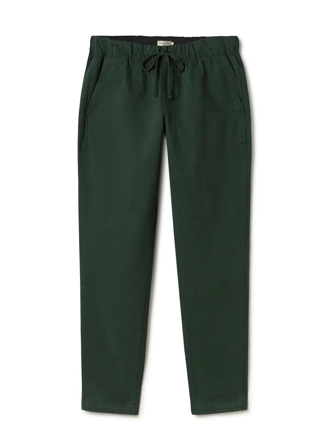 Kuhn Brushed Cotton Trouser - Dark Green